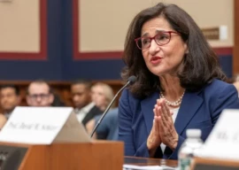 columbia university president resigns after gaza war protests